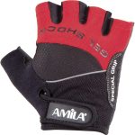 Amila Γάντια Άρσης Βαρών Amara Lycra Μαύρο/Κόκκινο XLarge 8330104