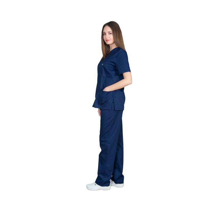 Alezi Ιατρική Στολη Unisex Classic Σκούρο Μπλε - Image 3