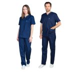 Alezi Ιατρική Στολη Unisex Classic Σκούρο Μπλε