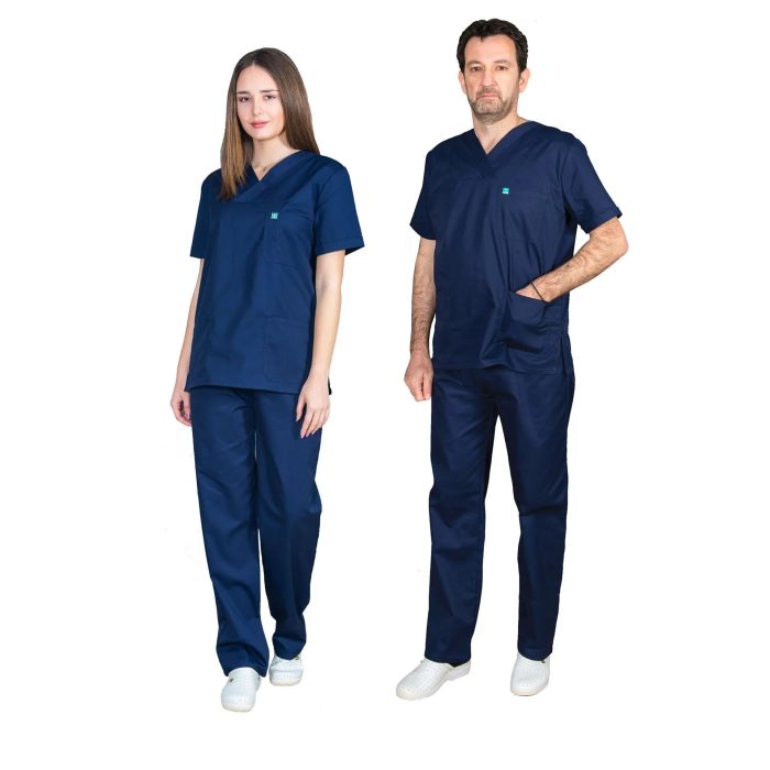 Alezi Ιατρική Στολη Unisex Classic Σκούρο Μπλε - Image 1