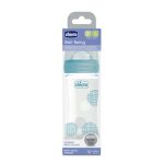 Chicco Μπιμπερό Γυάλινο Well Being ΣΙΕΛ με Θηλή Σιλικόνης 240ml 0Μ+ A50-28721-20 - Image 2