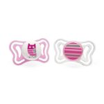 Chicco Πιπίλα PHYSIO LIGHT Ροζ Γατάκι 6-16Μ (2τμχ) C20-71033-11