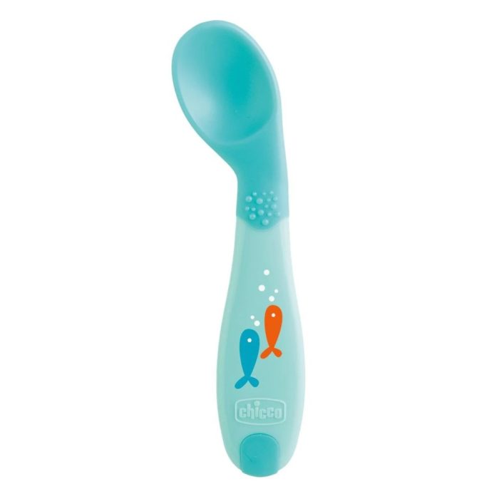 Chicco Κουτάλι Σιλικόνης Αρχής 8Μ+ Μπλε F01-16100-20 - Image 1