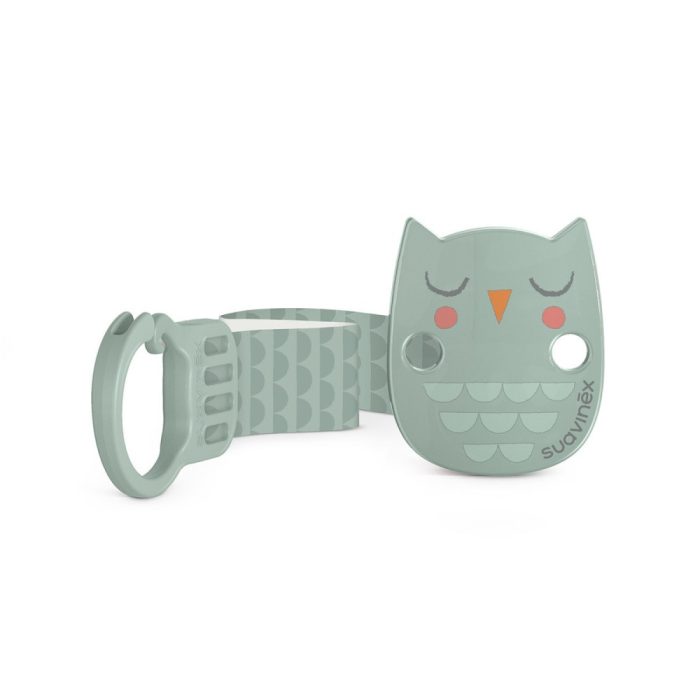 Suavinex Κλιπ Πιπίλας Bonhomia Owl Green 3307822 - Image 1