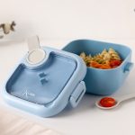 Kiokids Ταπεράκι Φαγητού Blue με Κουταλάκι 750ml 3536 - Image 2