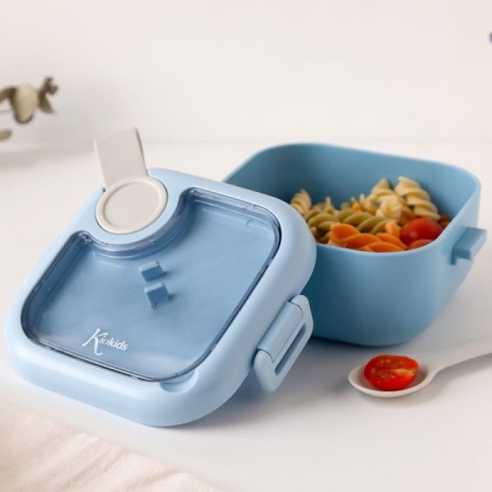 Kiokids Ταπεράκι Φαγητού Blue με Κουταλάκι 750ml 3536 - Image 2