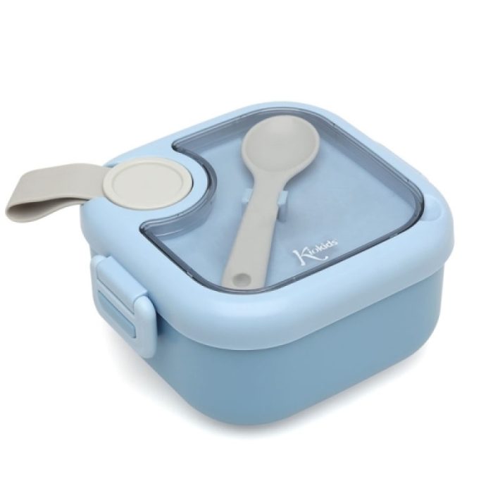 Kiokids Ταπεράκι Φαγητού Blue με Κουταλάκι 750ml 3536 - Image 1
