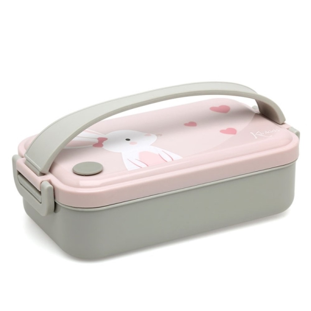 Kiokids Ταπεράκι Φαγητού Inox Lovely Bunny 550ml 3531 - Image 1
