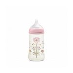 Suavinex Πλαστ. Μπιμπερό Physio Gold Pink Κολικών/Θηλή Σιλικόνης 270ml 3+3162102 - Image 2