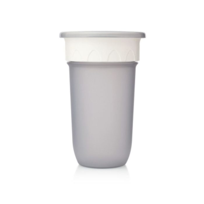 Kiokids Ποτηράκι Εκπαιδευτικό 360°- 300ML Grey 3ο Βήμα +12Μ 2774 - Image 1