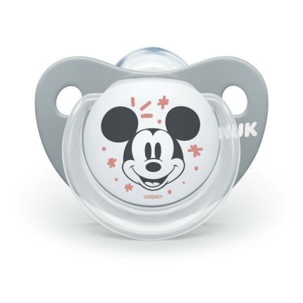 Nuk Πιπίλα Σιλικόνης Mickey Μεγ.1 0-6m Γκρι 10730325