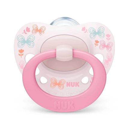 Nuk Πιπίλα No1 Σιλικόνης Signature 0-6m Ροζ 10730652