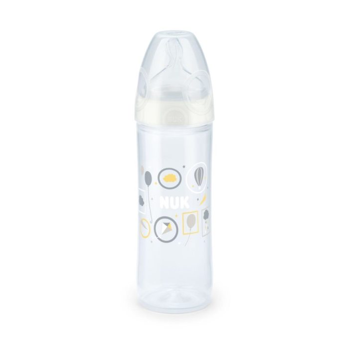 Nuk New Classic Μπιμπερό PP Σιλικόνης 240ml Λευκό 10741625 - Image 1
