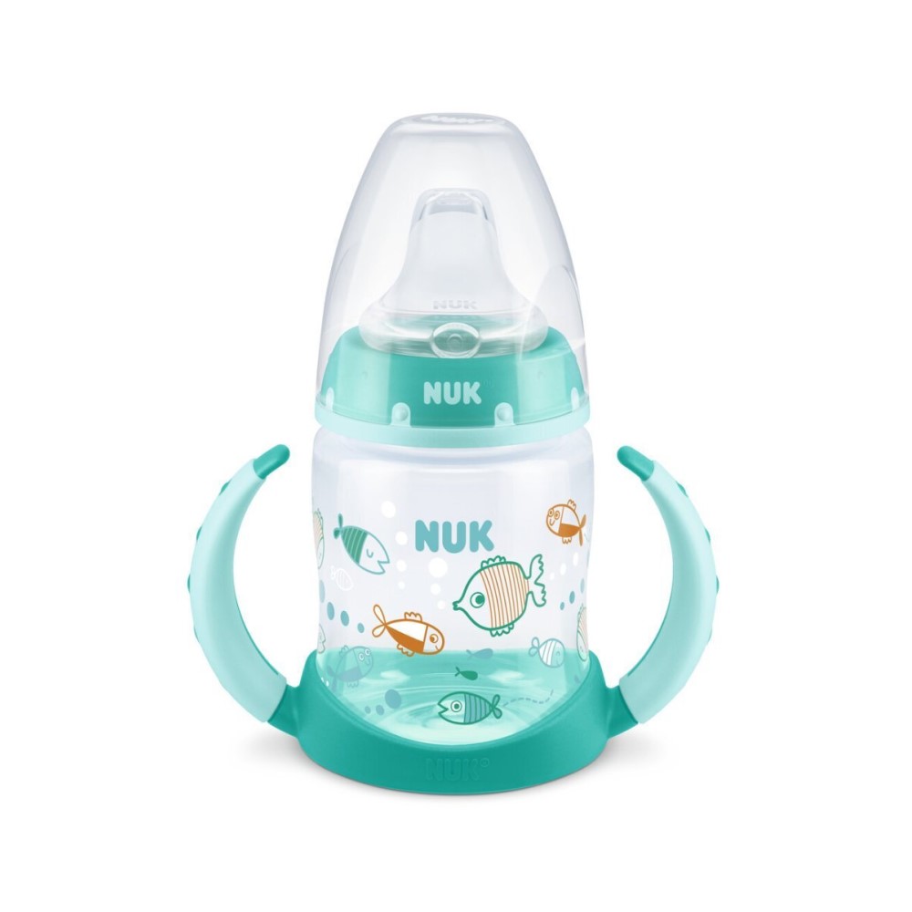 Nuk First Choice Μπιμπερό PP Learner Temperature Control Σιλικόνης 150ml 6-18m Πράσινο 10743943 - Image 1