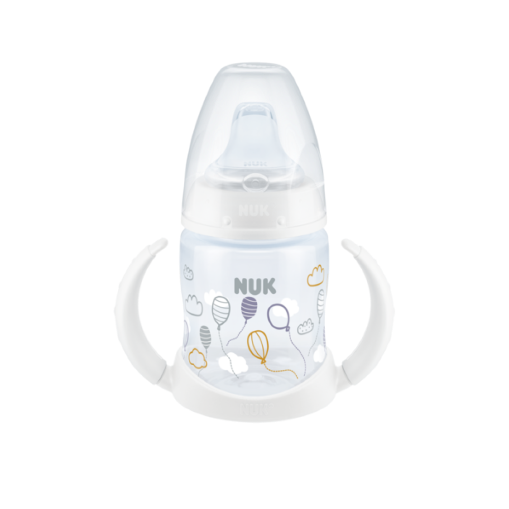 Nuk First Choice Μπιμπερό PP Learner Temperature Control Σιλικόνης 150ml 6-18m Λευκό 10743943 - Image 1