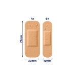 Hansaplast Επιθέματα Universal 10 επιθέματα (2 μεγέθη) 45905 - Image 3