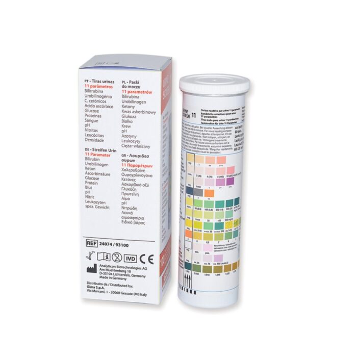 Gima Ταινίες Ανάλυσης Ούρων 11 Παραμέτρων Professional Use 100τεμ. 24074 - Image 3