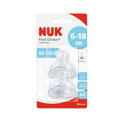 Nuk Θηλή F.C. Plus Σιλικόνης Για Γάλα Medium 6-18m (2τεμ.) 10721265