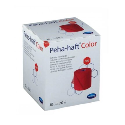 Peha-haft ® Αυτοσυγκρατούμενος Ελαστικός Επίδεσμος Στερέωσης 20m x 10cm κόκκινος 932462