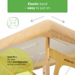 Habys Σεντόνι Πετσετέ για Πτυσσόμενα Κρεβάτια 60cm x 165cm Μπεζ - Image 2