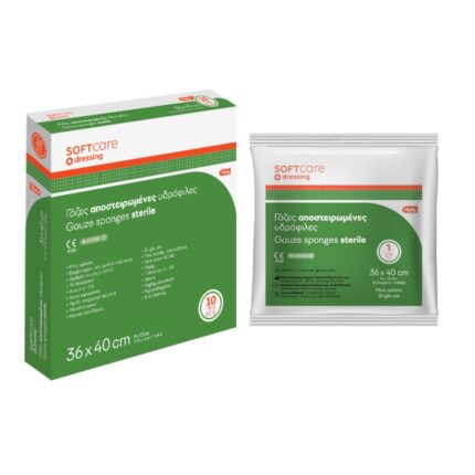 SoftCare Γάζα αποστειρωμένη 36cm x 40cm (10τεμ) 119.004.10