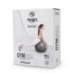 Amila Μπάλα Γυμναστικής GYMBALL 55cm Μαύρη 95826 - Image 2