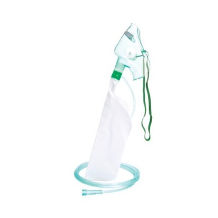 Mobiakcare Μάσκα οξυγόνου μη επανεισπνοής ενηλίκων με σωλήνα 2,10 m 0803204