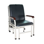 Mobiakcare Καρέκλα Συνοδού Δερμάτινη Μαύρη 0808876