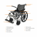MedicalBrace Ελαφρού τύπου αναπηρικό αμαξίδιο με μεγάλες ρόδες - Image 2