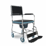 MedicalBrace Απλό μεταλλικό αμαξίδιο μπάνιου με WC MB.W2053